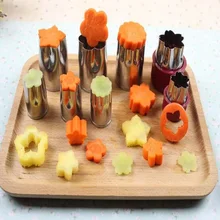 8 teile/sätze edelstahl flower obst/gemüse schneiden stirbt, prägestempel gebäck, ausstecher metall, küche werkzeug.