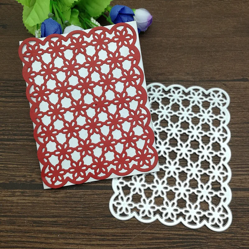 

Rectangle frame backgroud Metal Cutting Dies for DIY Scrapbooking Album Paper Cards Decorative Crafts Embossing Die Cuts