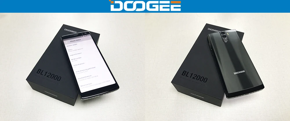 DOOGEE BL12000 Мобильный телефон 6,0 ''FHD+ 18:9 MTK6750T Восьмиядерный 4 Гб+ 32 ГБ Android 7,0 четырехъядерный смартфон 16,0 Мп Быстрая зарядка