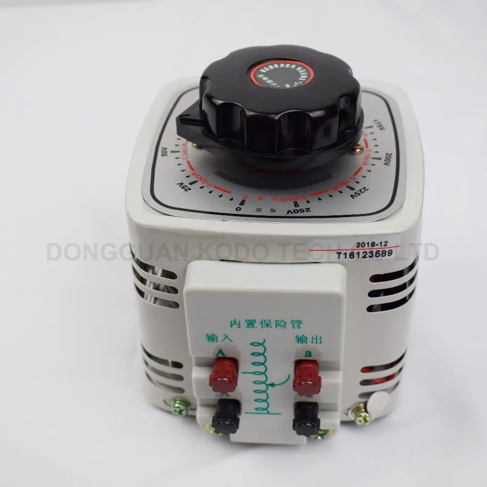 TDGC2 0.2kVA 0.2kW 200w вход 220V однофазный переменный регулятор напряжения Выходной