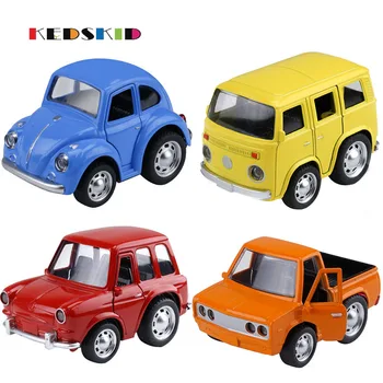 

1:36 Q version of the cartoon toy vehicle warrior car model alloy ornaments toys back of the car baby toy car