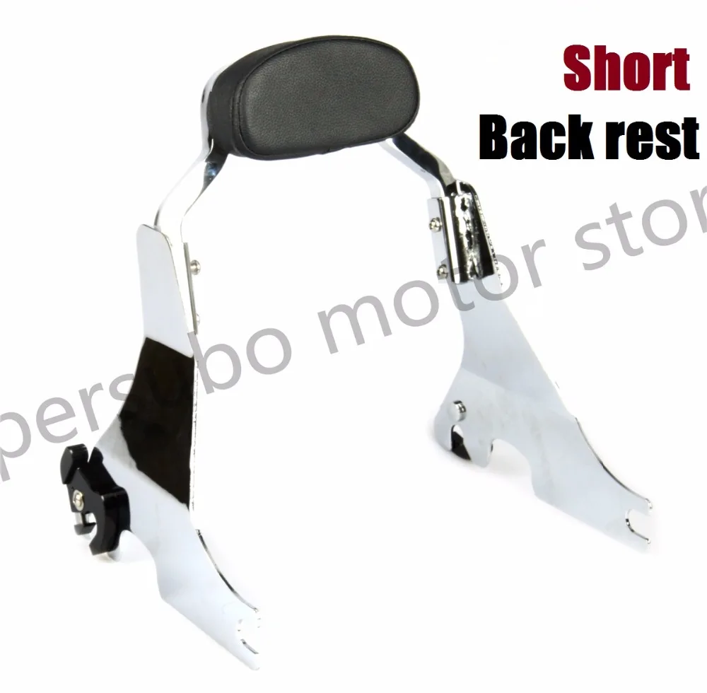 Buy Chromed Sissy Bar Short passenger Backrest For