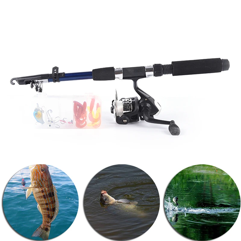 كامل عدة الصيد قضيب والعتاد + الغزل بكرة + خط السحر السنانير مع حقيبة ل تلسكوبي الصيد رود بكرة كومبو كامل عدة الصيد قضيب والعتاد + الغزل بكرة + خط السحر السنانير مع حقيبة ل تلسكوبي الصيد رود بكرة كومبو