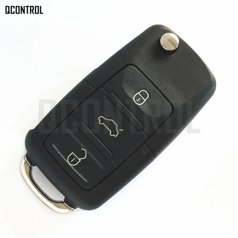 QCONTROL Автомобильный Дистанционный Ключ DIY для VW/Volkswagen EOS/GOLF/JETTA/POLO/SIROCCO/TIGUAN/TOURAN 1K0959753N/HLO 1K0 959 753 N