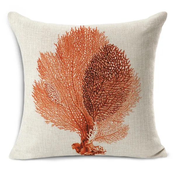 

Nordic Style Sea Animal Octopus Cushion Cover Texture Beige Linen Throw Pillowcase For Sofa Home Decor Decorative Pillows Pug