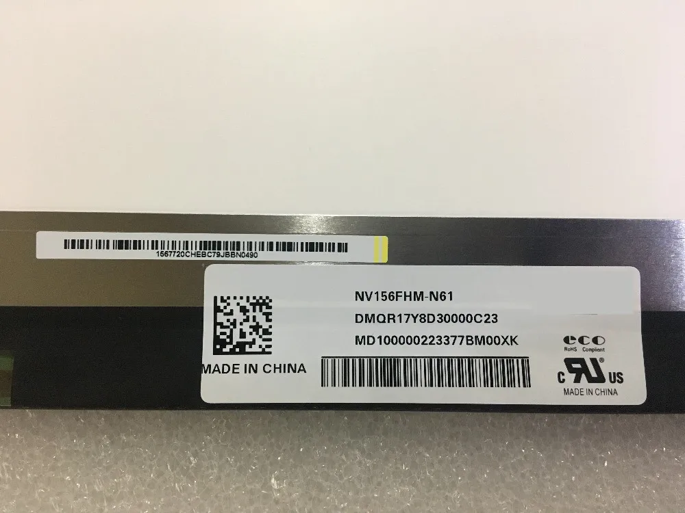 

Original Genuine NV156FHM-N61 for BOE V8.0 72% NTSC IPS Screen LCD for Laptop 15.6 FHD 1920X1080 LED Display NV156FHM N61