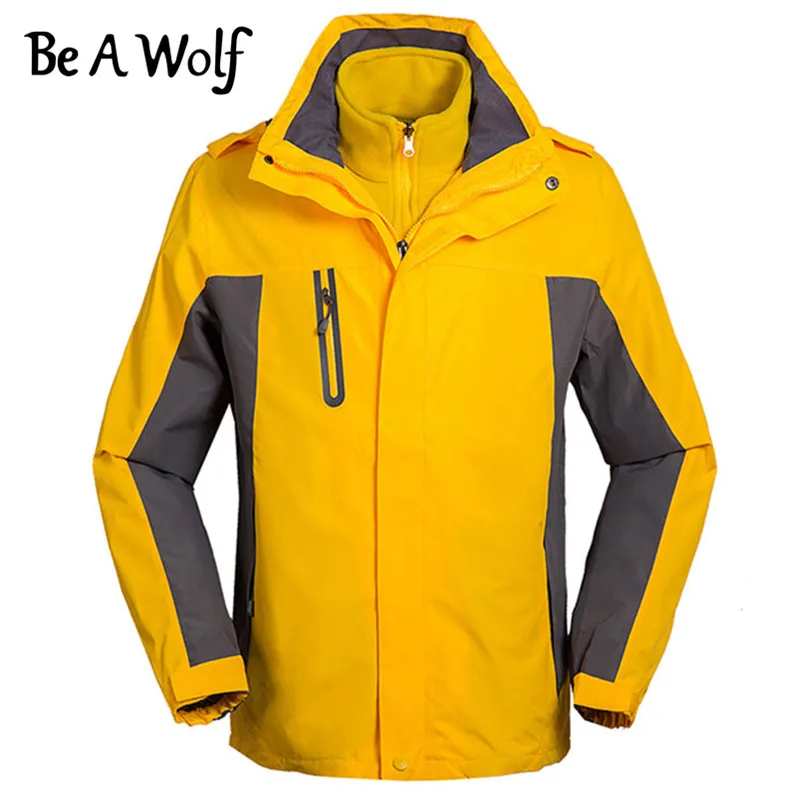 Зимние водоотталкивающие куртки Be A Wolf с подогревом для мужчин и женщин уличная