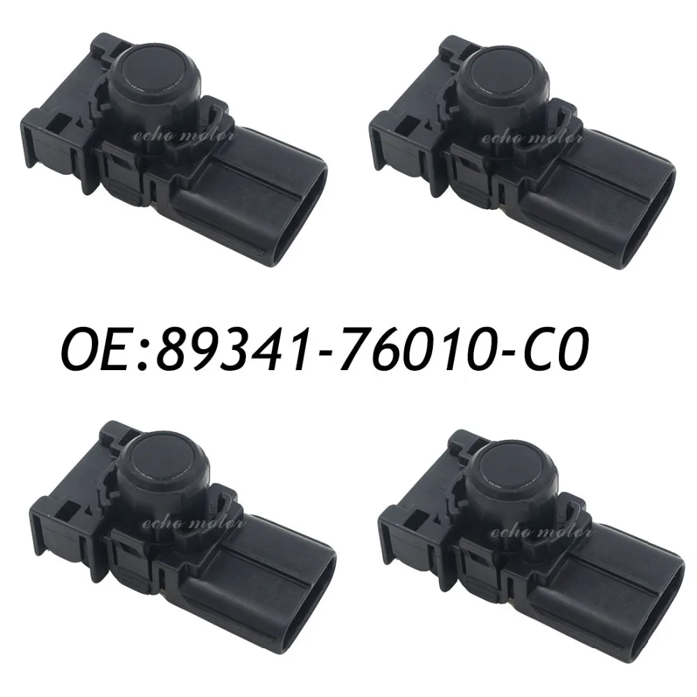

New SET(4) 89341-76010-C0 PDC Parking Distance Sensor Reverse Assist for TOYOTA