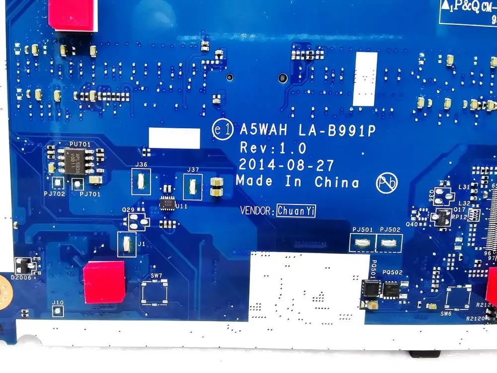 remarkable  Original for ACER E5-571G laptop motherboard E5-571G I5-5200U GF820M 2GB A5WAH LA-B991P tested good
