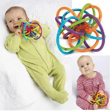 Baby toys fun little loud bell ball baby ball toy rattles baby develop intelligence baby grasping