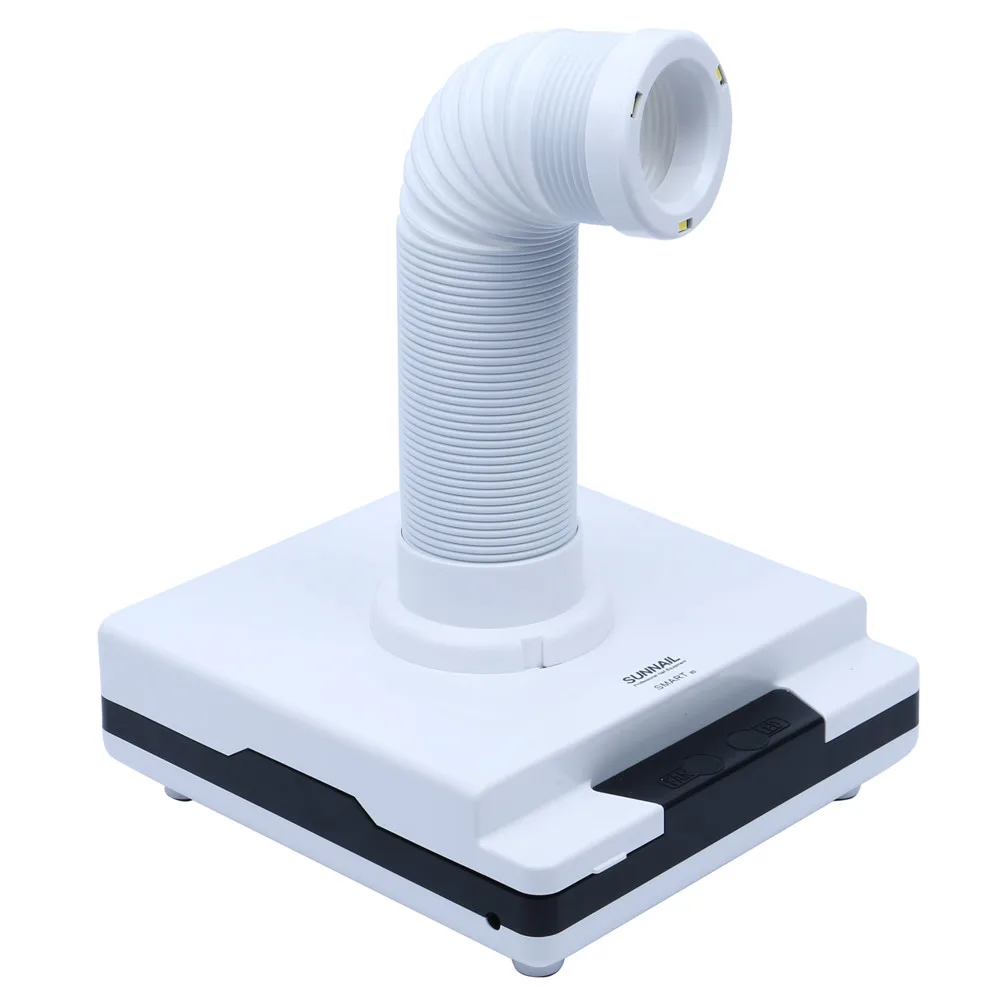 

60W New Strong Power Nail Dust Collector Retractable Elbow Design Fan Suction Manicure Vacuum Cleaner for Nail Art Salon