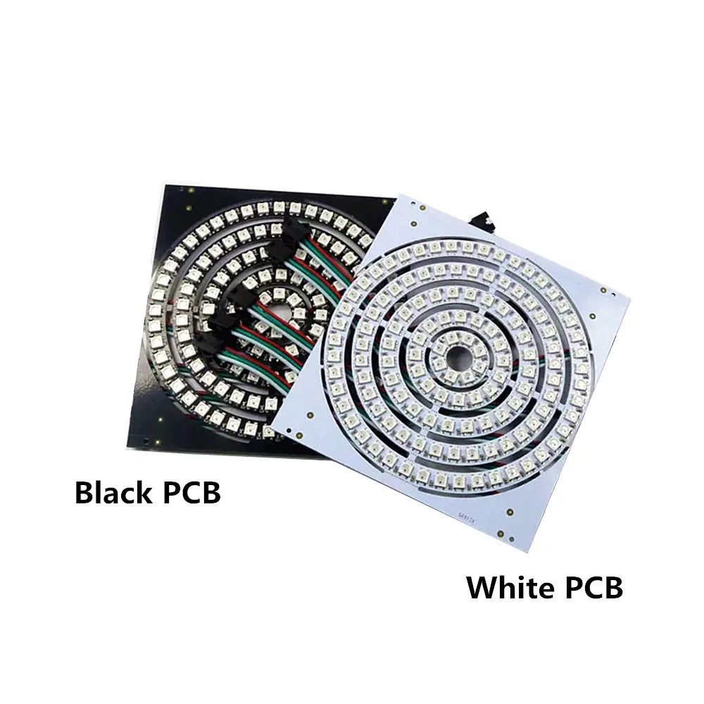 Адресное пиксельное кольцо WS2812B 8 16 24 35 45 128 светодиодов s WS2812 5050 RGB светодиодное 2812