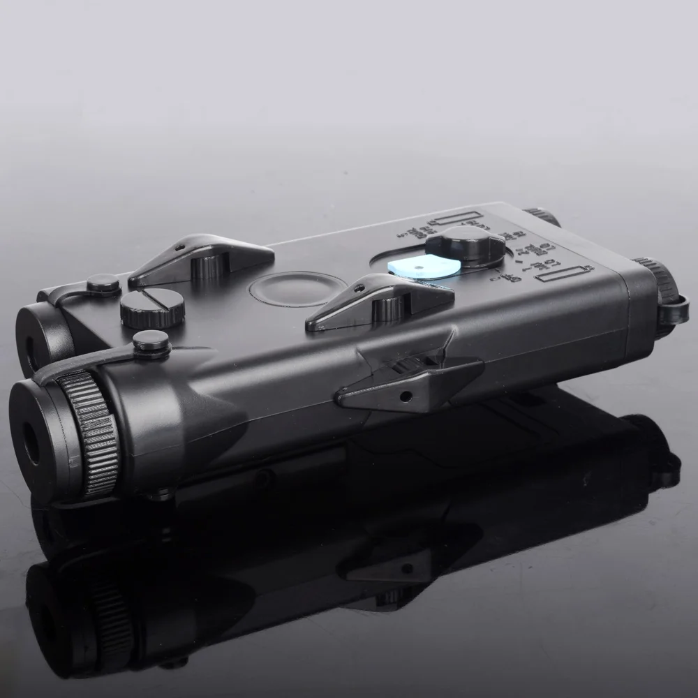 Чехол аккумулятор TOPSCOPE airsoft AN/PEQ 2 с красным лазером|Подсветка для оружия| |