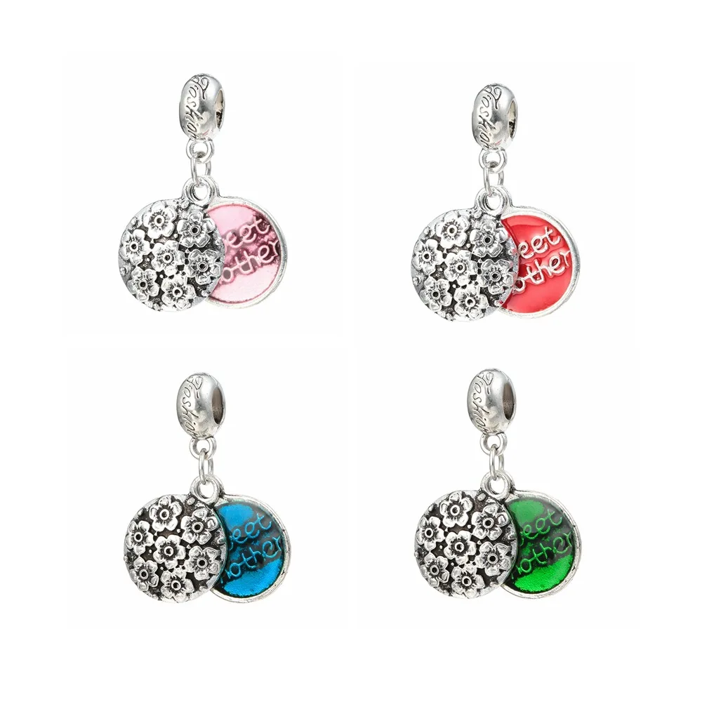 925 Sterling Silver Original crystal Charm Fit Pandora Bracelet