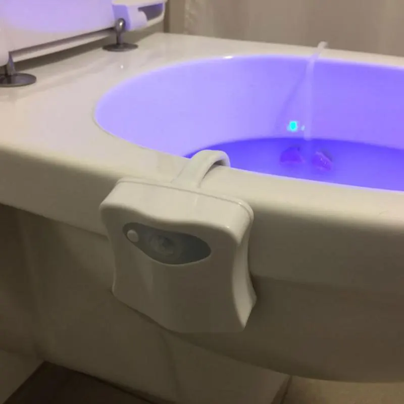 Luzes da Noite À prova d' Água para Modelo Número : 8 Colours Motion Sensor Led Toilet Light