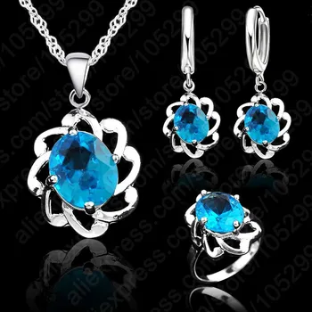 

Wedding Beads Jewelry Set Genuine Clear Austrian Crystal Jewelry Set Women Jewelry Set Necklace Earring Ring Jewelry Set