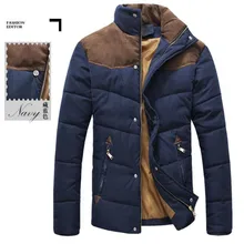 Модная Повседневная зимняя куртка, Мужская Верхняя одежда, удобные пуховики, хлопковая одежда размера плюс M-XXXL