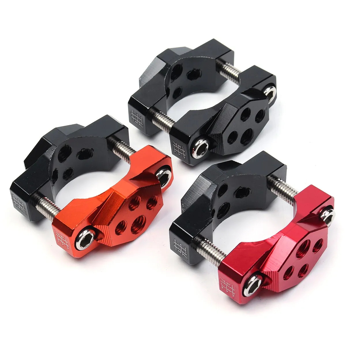 

Motorcycle 32MM Multifunction Bracket Clamp Handlebar Holders Bracket Clamp Holder For Spot Light Headlight Side Mirrors