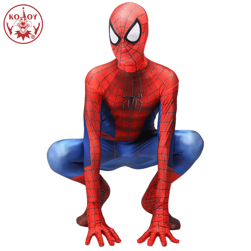 

Spider-Man Into the Spider-Verse Cosplay Costume for men 3D printed Fancy Dress adult Zentai Jumpsuit Halloween Fullbody Suit