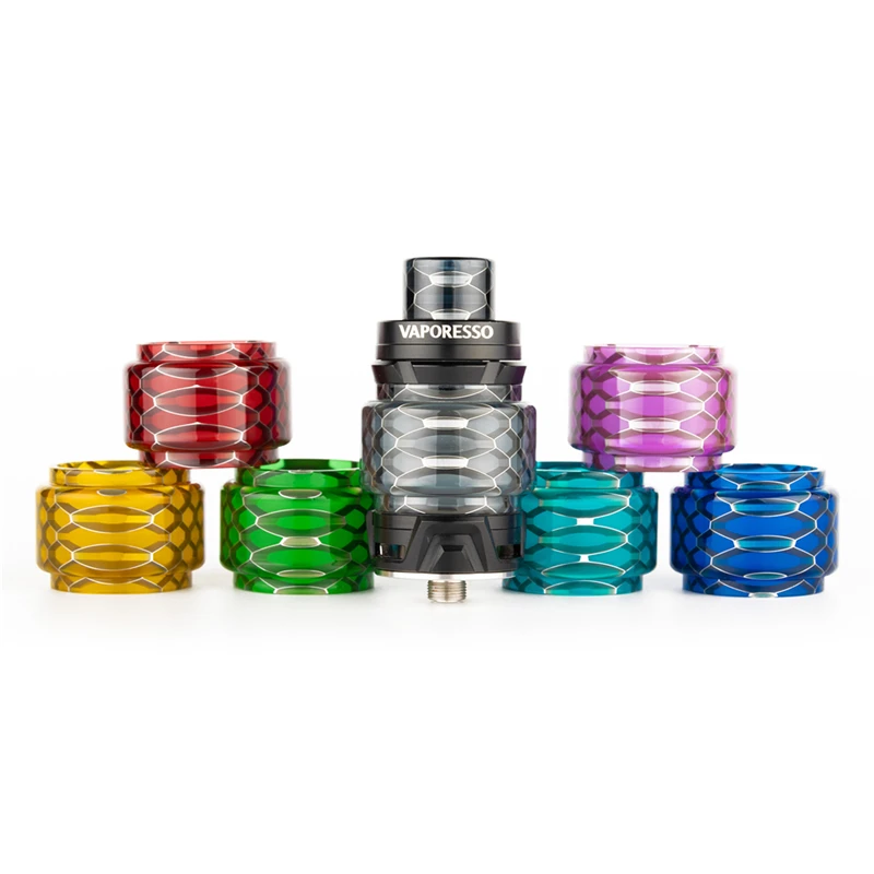 

Coloful Snake Replacement Glass Tube&drip tip for Vaporesso SKRR Tank 8ml Vape Atomizer Fit Vaporesso Luxe Kit 220W Mod