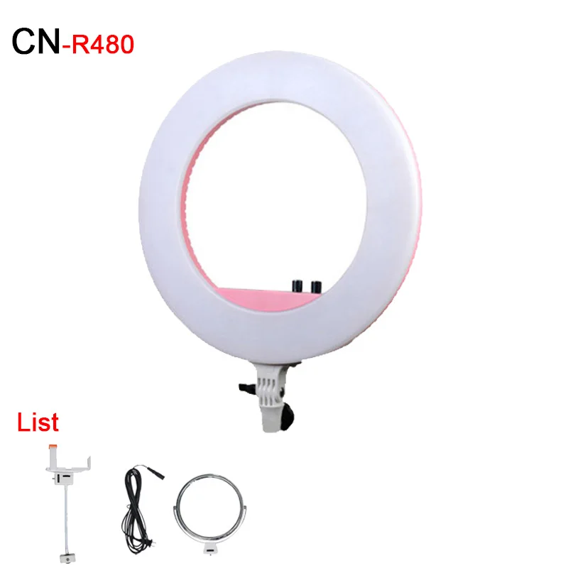 Новый CN R480C двухцветный 3200 K 5600 480 светодиодный кольцевой светильник для