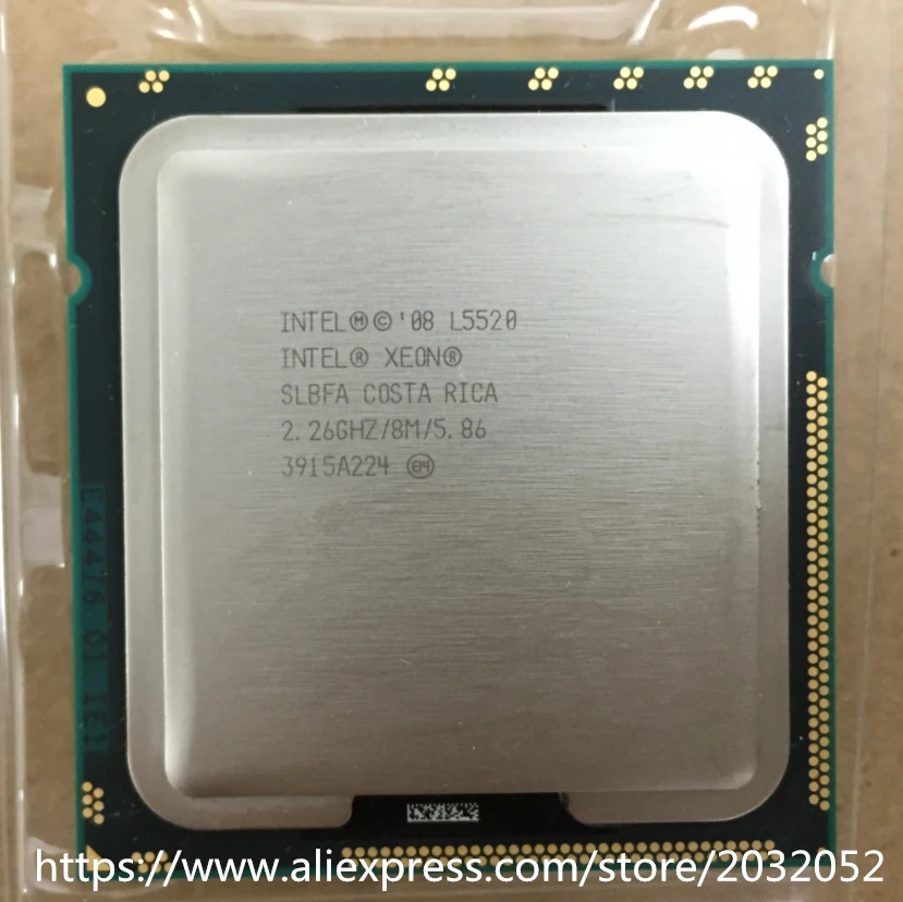 Для процессора Intel Xeon L5520 2 26 ГГц 8 Мб четырехъядерный LGA 1366 МГц серверный ЦПУ (100%