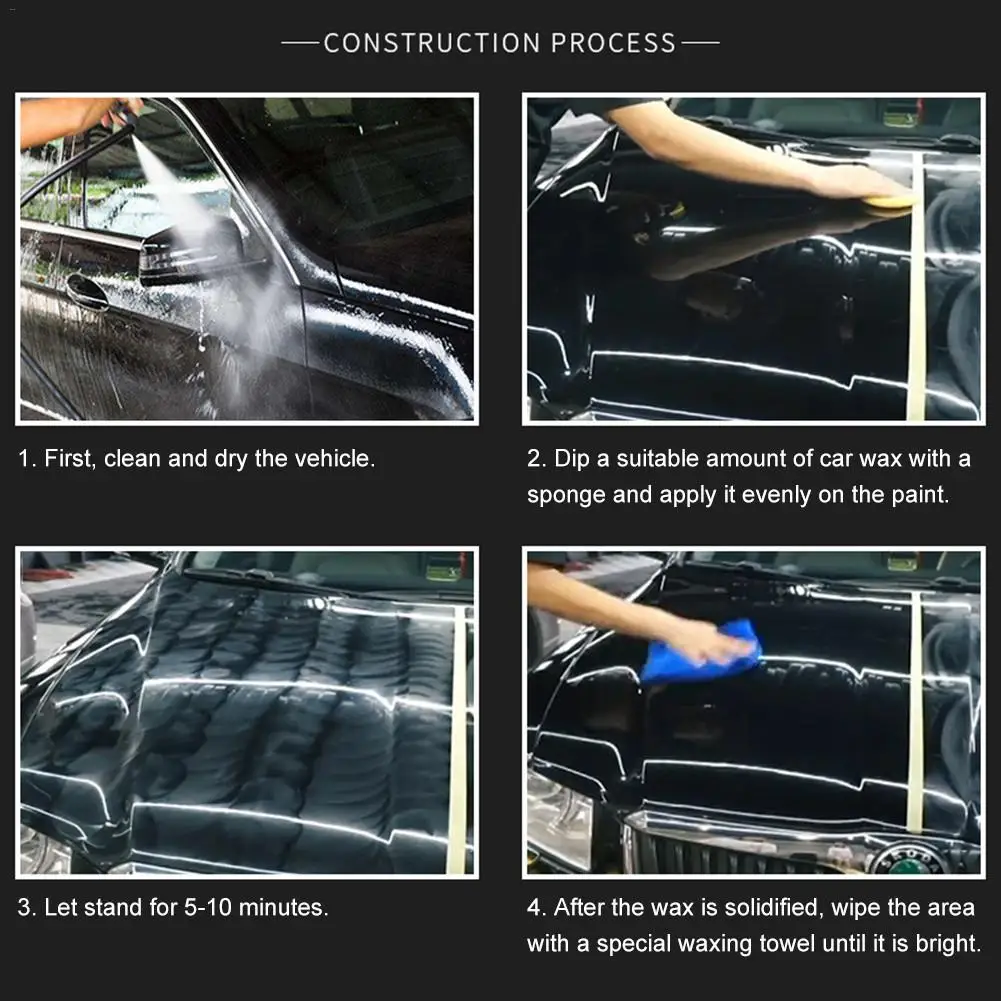 Автомобильный восковой кристаллический шпон набор Carnauba восковая живопись уход