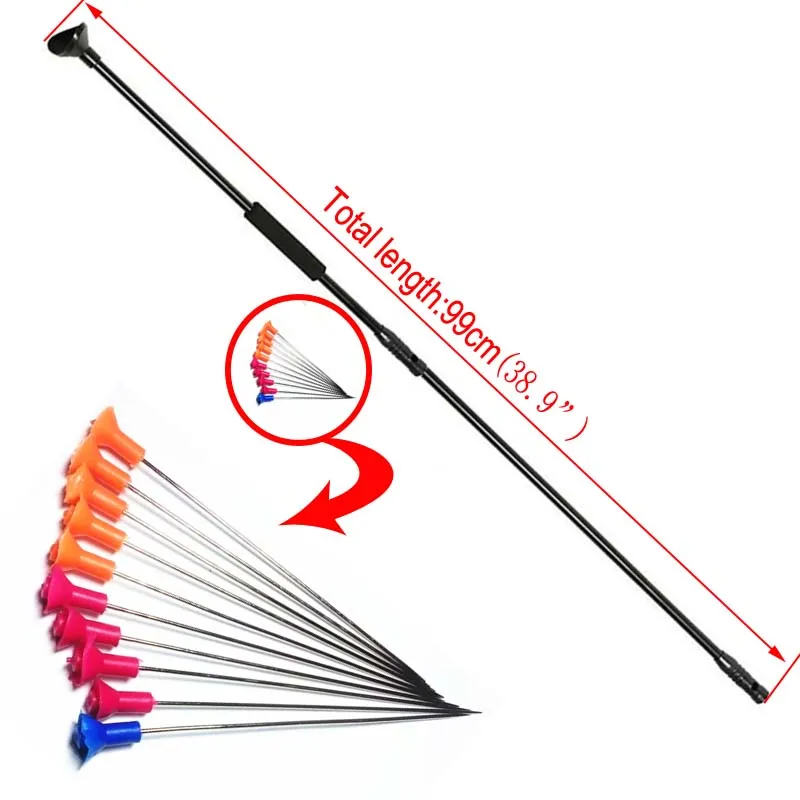 BLOWGUN M50 الأسود ضربة بندقية مع تقاطع أنبوب و 30 قطعة الإبر المعدنية رغوة قفاز لراحة قبضة اليد صالح صيد والرماية طول 39' BLOWGUN M50 الأسود ضربة بندقية مع تقاطع أنبوب و 30 قطعة الإبر المعدنية رغوة قفاز لراحة قبضة اليد صالح صيد والرماية طول 39'