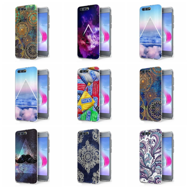 Мягкий ТПУ чехол для телефона Huawei P9lite/P8 Lite 2016 2017 Y5 II 2 Y5ii/Y6 Compact/Honor P Smart/P10 мягкий TPU