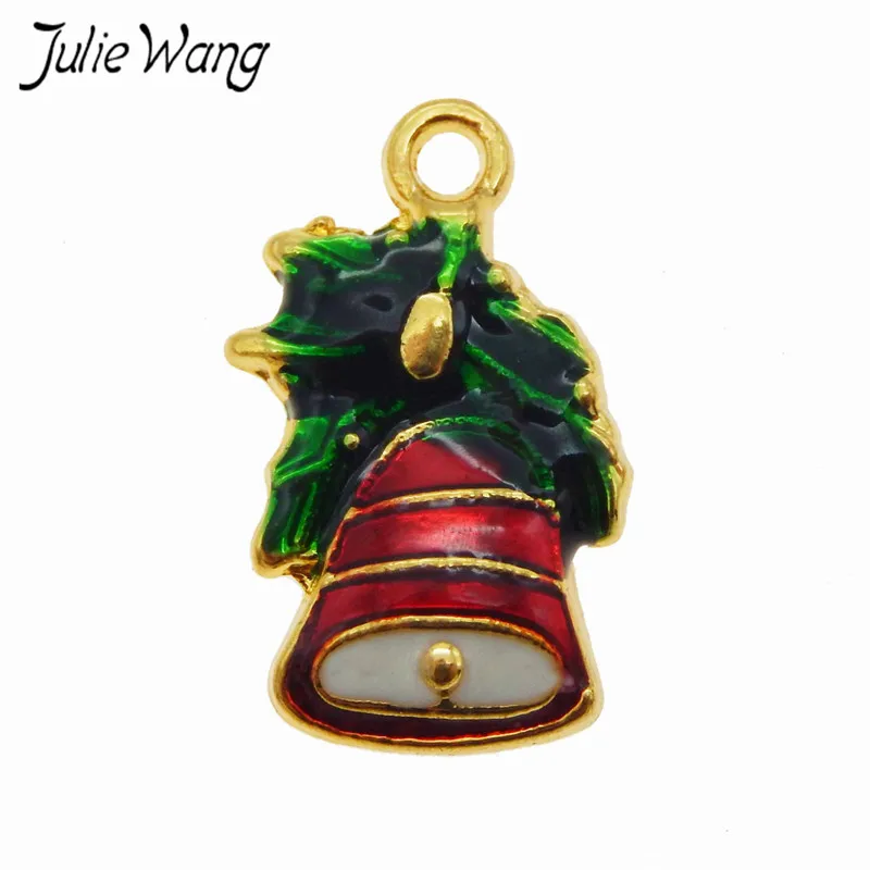 Кулон Julie Wang 10 шт./упак. ювелирные аксессуары красные капли Рождественская серия