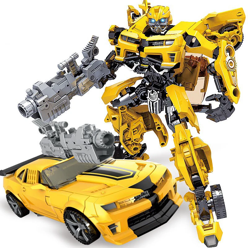 18cm Height Children Robot Toy Transformation Anime Series Action Figure Toy 2 Size Robot Car ABS Plastic Model for Child
