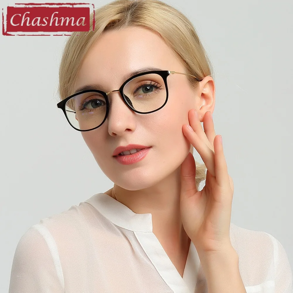 

Chashma Chashma Brand Eye Glasses TR 90 Women Light Glasses Frame Fresh Trend Style Eyewear Fashion Glasses for Female and Male