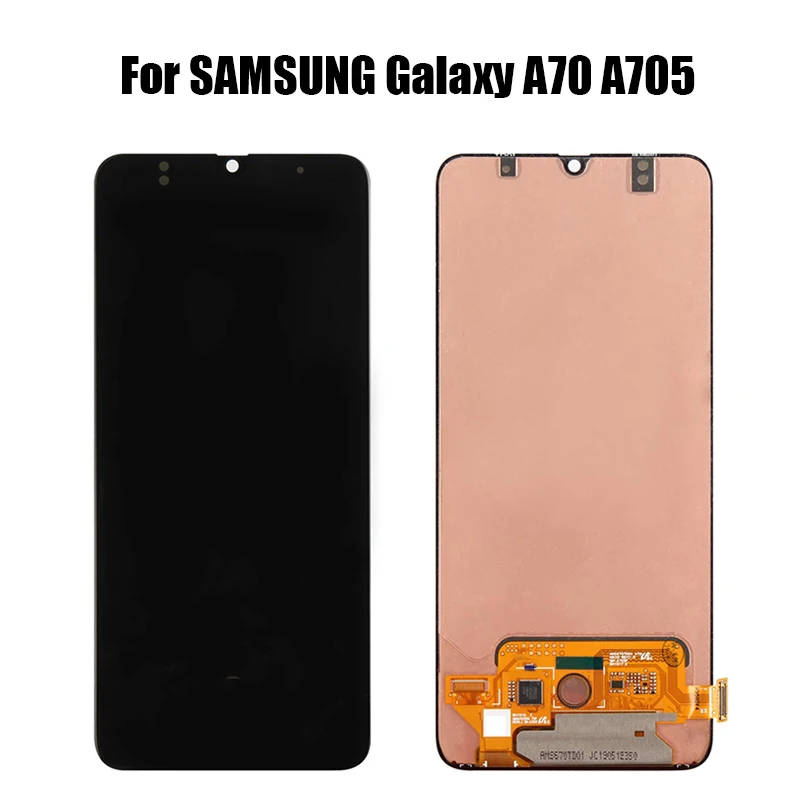 

Super AMOLED LCD For Samsung Galaxy A70 A705 LCD Display Touch Screen Digitizer Assembly For Samsung A70 A705 A705F A705FD LCD