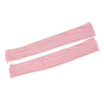 

55cm Stretchy Long Sleeves Anti-UV Fingerless Gloves Ice Lace Arm Protection Sleeves Sunscreen