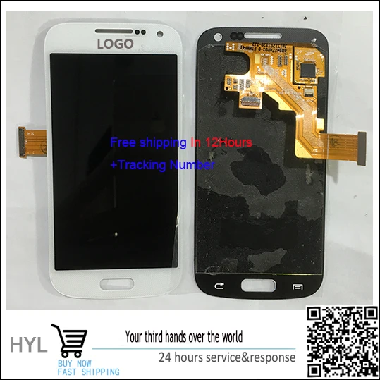 

Original  Touch Screen touchscreen Digitizer+LCD display with frame For Samsung S4 mini i9190 free shipping