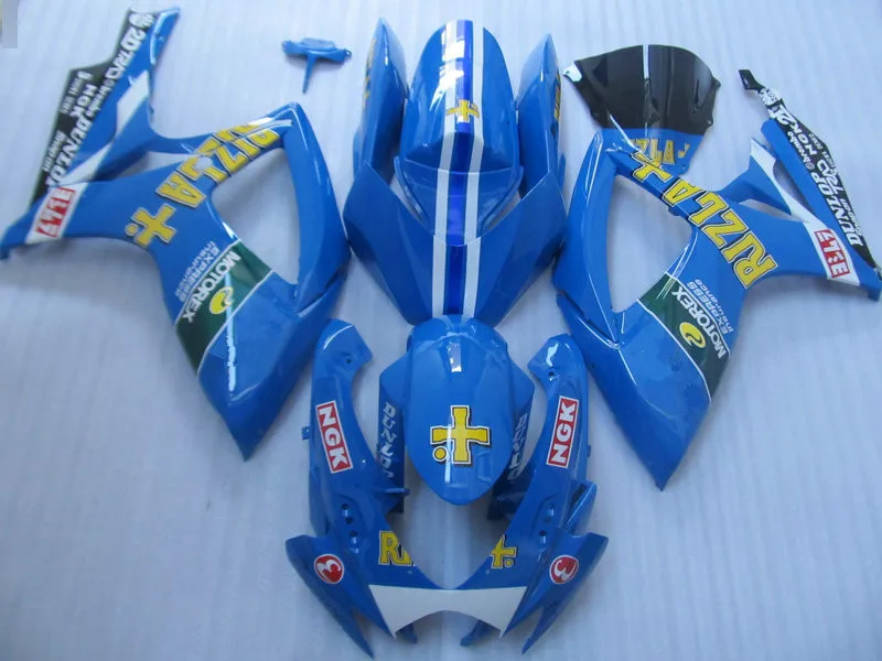 

Motorcycle Fairing kit for SUZUKI GSXR600 750 K6 06 07 GSXR 600 GSXR750 2006 2007 ABS Plastic Blue Fairings set+gifts SB89