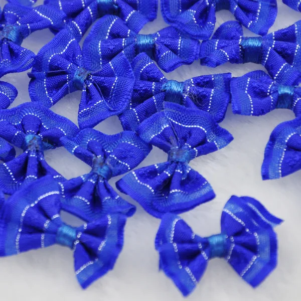 60 шт. Upick мини ленты луки DIY Швейные Аппликации, ремесло украшения для свадьбы A159 - Цвет: Color 4