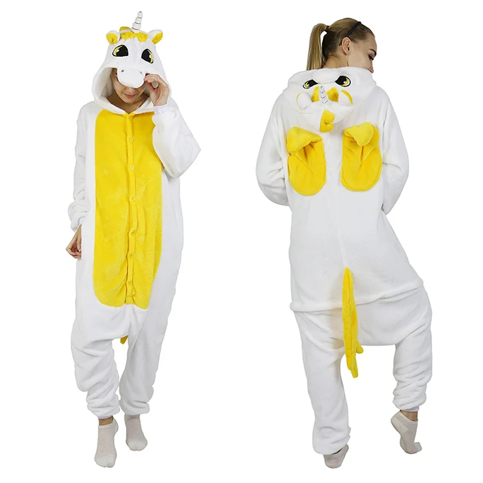yellow unicorn pajamas