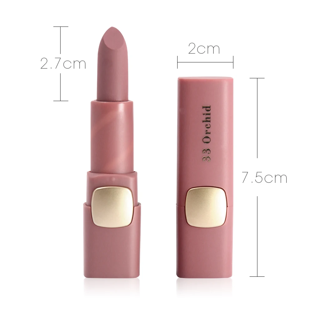 Miss Rose Matte Lipstick Cosmetics Makeup Waterproof Lips Moisturizing Easy To Wear Make up Lip Sticks Gloss Lipsticks