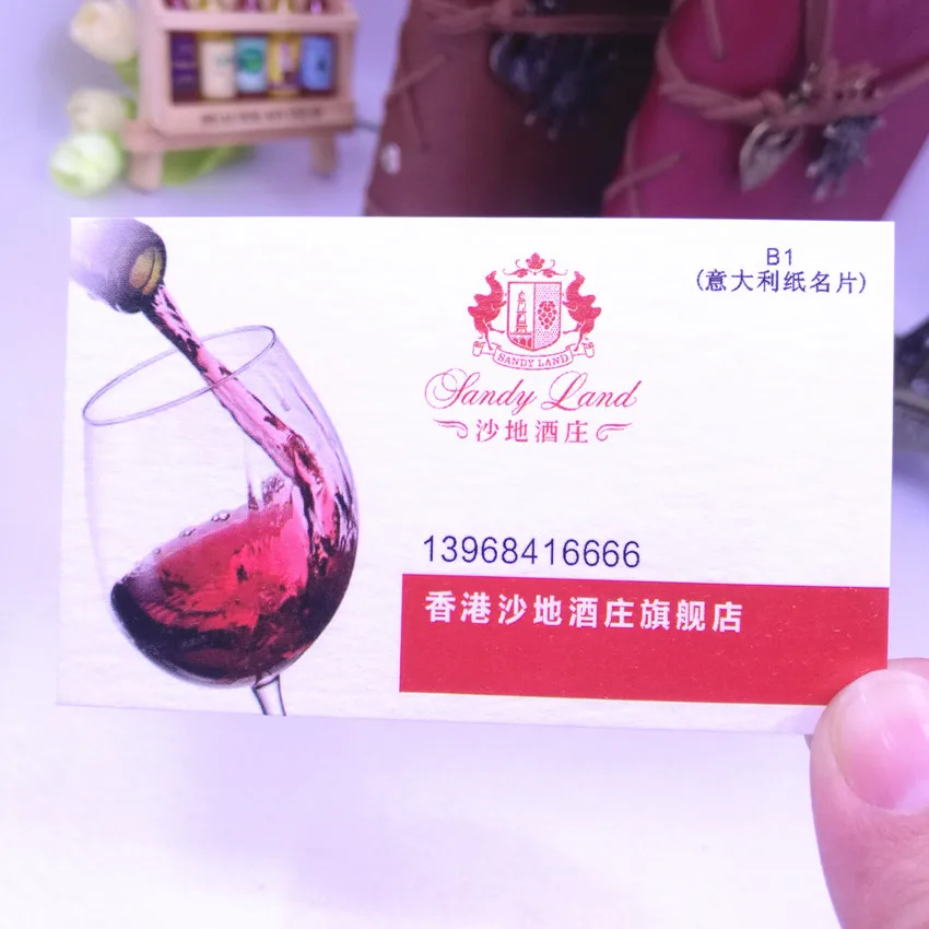 

300gsm 330gsm 350gsm 400gsm white Paper visiting Card name cards with Colorful printing on both sides only