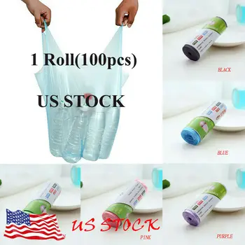 

1Roll Small Garbage Bag Trash Bags Durable Disposable Plastic Home Kitchen Tool