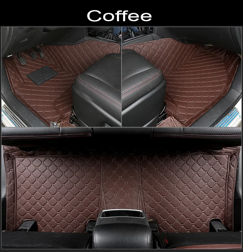 

Special car floor mats for Mazda 3/6/2 MX-5 CX-7 5D Waterproof all weather car-styling leather Anti-slip carpet liners