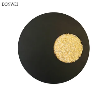 

AC85-265V 13W LED Wall Lamp Artistic Round Moon Wall Sconces Lighting Fixtures For Living Room Bedroom Stair Indoor light