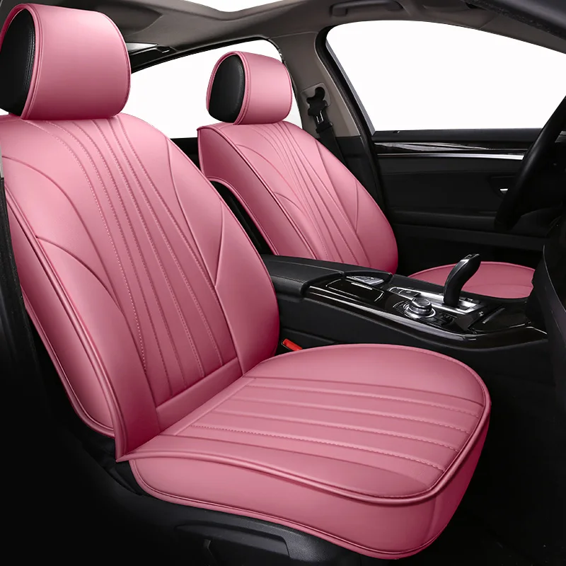 (Передние + задние) Специальные кожаные чехлы на сиденья для Volvo XC60 XC90 S60L S90 V40 V60 S60