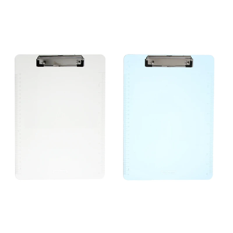 

1 Pcs A4 Plastic Clipboard Clips Folder Clip Board Writing Pad School Office Accessories Supply Gift Stationery