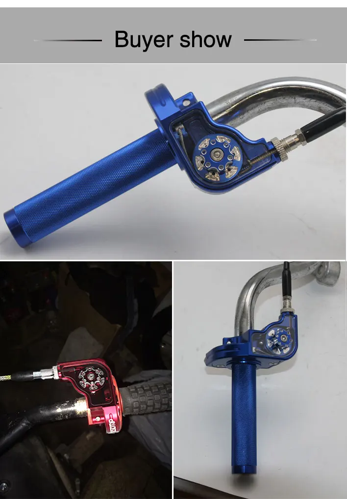 ZSDTRP регулируемые CNC алюминиевые ручки дроссельной заслонки оседают твист газа дроссельной заслонки кабель для CRF50 70 110 250cc грязи ямы велосипеды модифицированные