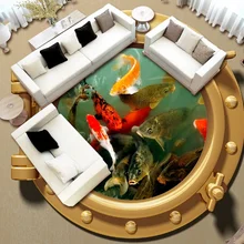 [Autoadhesivo] 3D Ocean Aquarium 6 antideslizante impermeable foto autoadhesiva mural para piso adhesivo papel tapiz murales impresión calcomanía