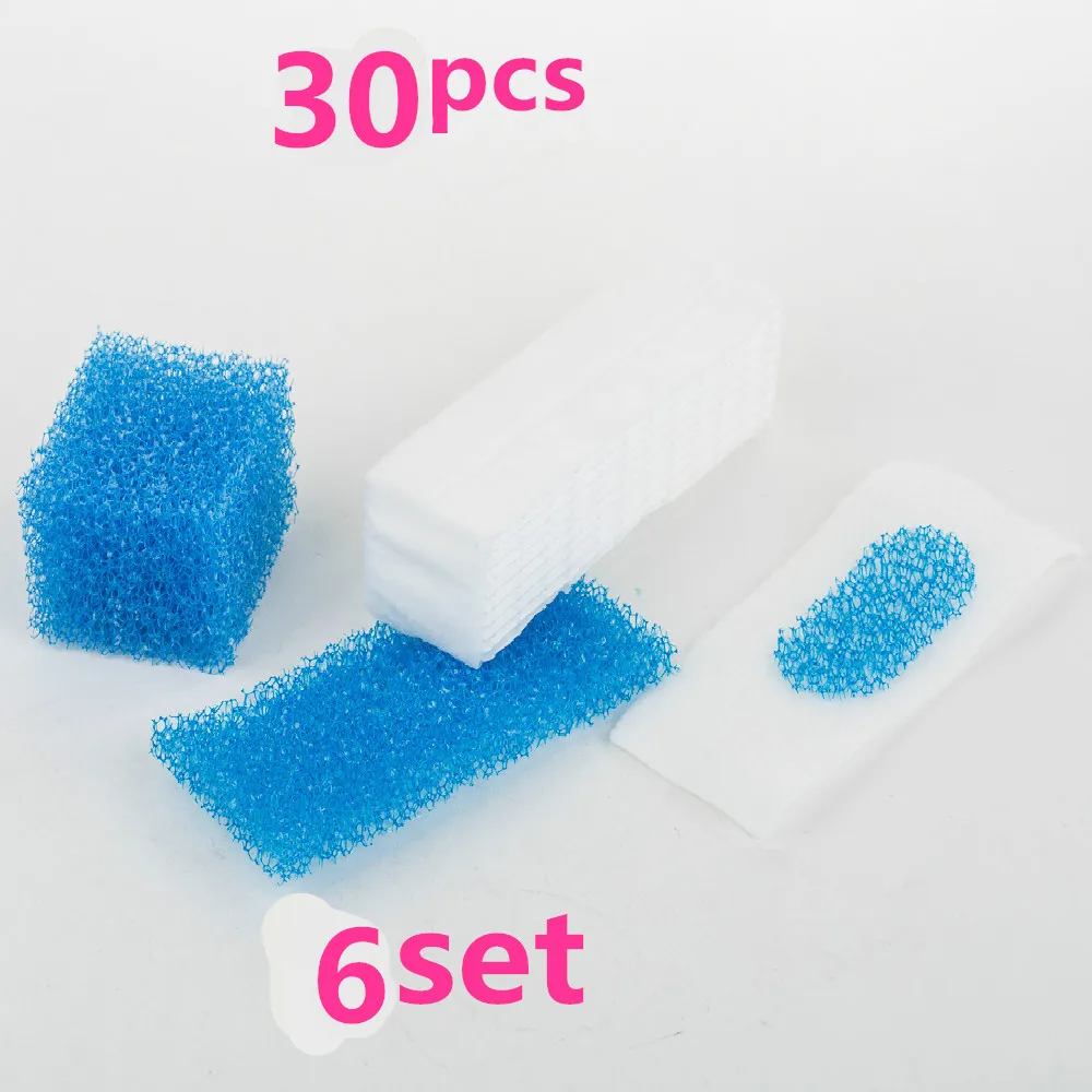 

30pcs/6set for Thomas Twin Genius Kit Hepa Filter for Thomas 787203 Vacuum Cleaner Parts Aquafilter Genius Aquafilter Filters