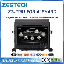 ZESTECH Double din Car DVD Gps Navigation for Toyota ALPHARD Car DVD Gps Navigation with arabian,Portugal,russian osd menu,3G