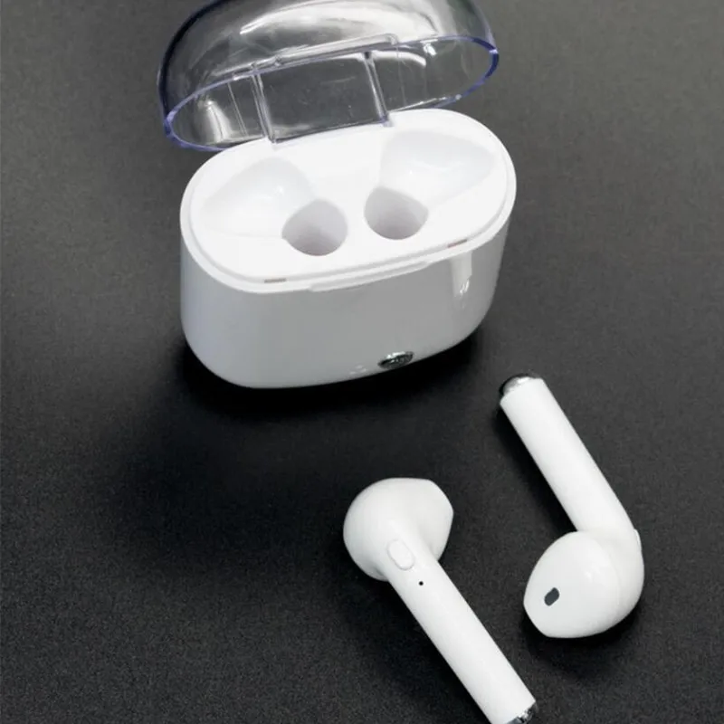50pcs Wireless Earplugs I7S plus Bluetooth Earphone With Microphone